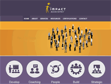 Tablet Screenshot of impactassociates.org